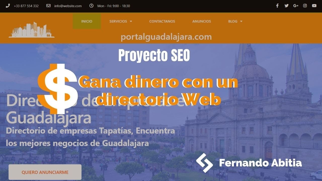 Proyecto SEO | Renta de paginas de nicho | Fernando Abitia
