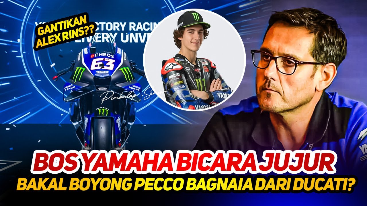 KEJUTAN BARU!! BOS YAMAHA BOYONG PECCO BAGNAIA,DIHIANATI DUCATI CORSE JADI PENGGANTI ALEX RINS??
