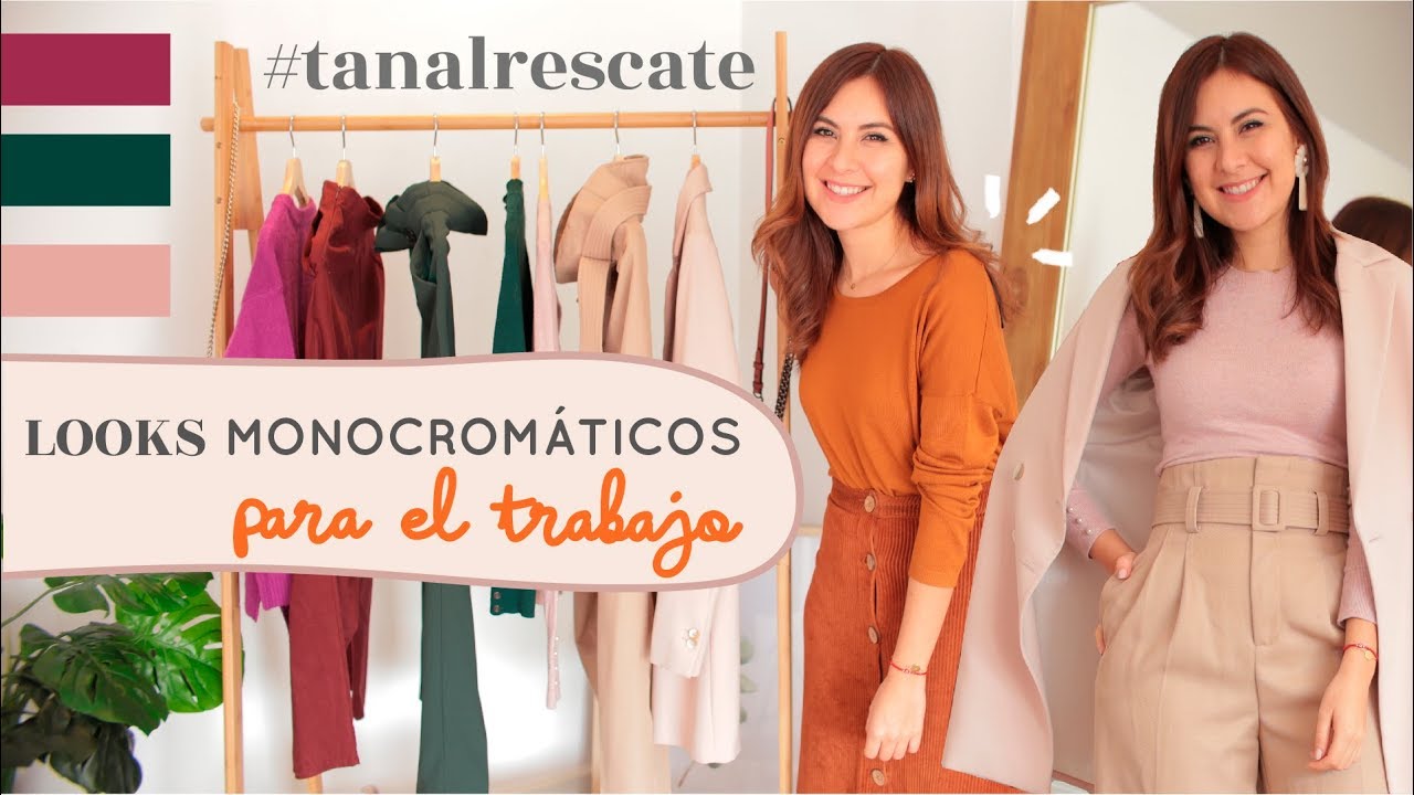 4 looks monocromáticos para el trabajo!