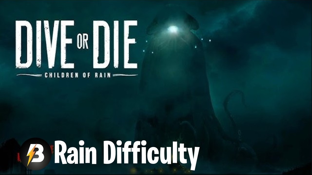Rain Mode DIVE or DIE - Children of Rain Part Ending #underwater #horror #roguelike #dearvillagers