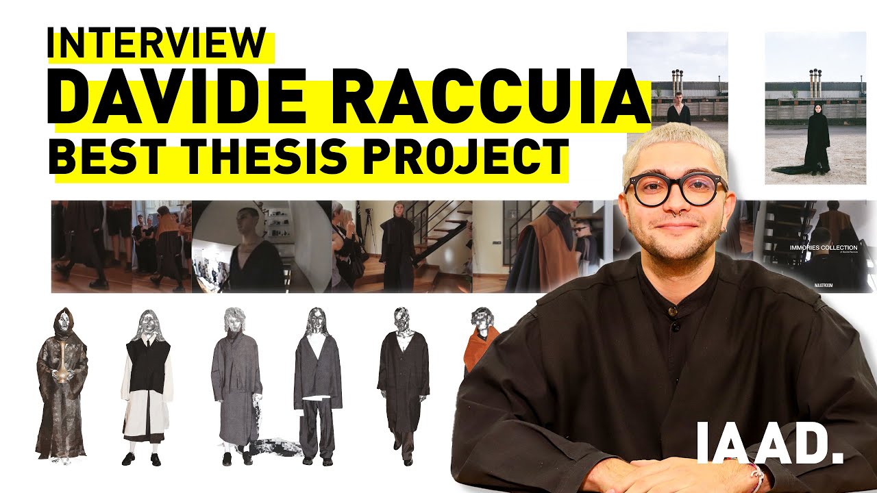DAVIDE RACCUIA ci racconta il suo progetto in Textile and Fashion design | IAAD.