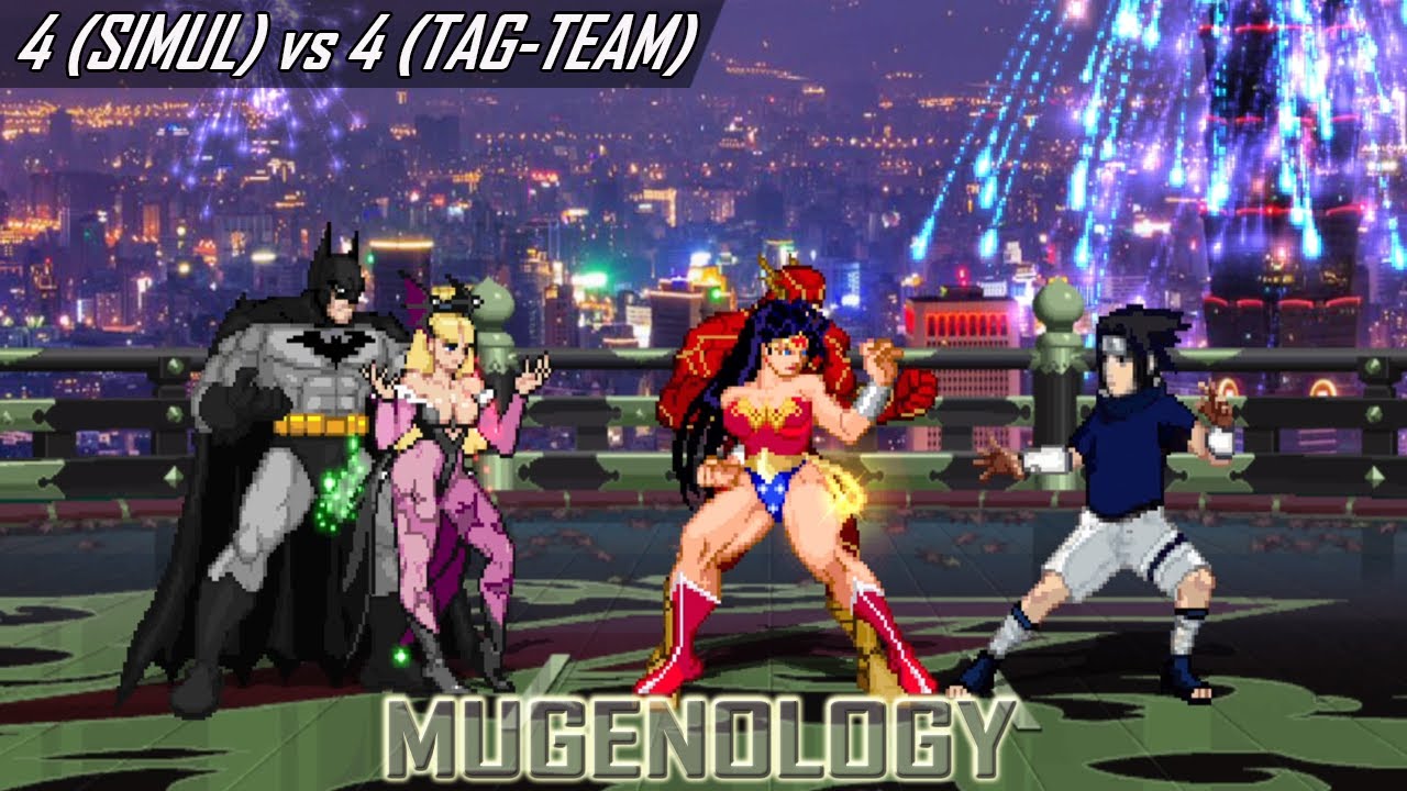 Morrigan (POTS), Batman [A & D], Wonder Woman, Flash (N52) vs Bessie, Dora, Angelica, Sasuke