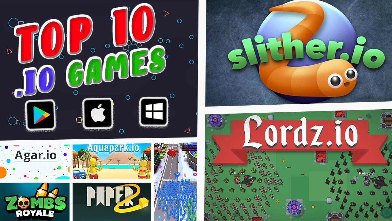 Top 10 .IO Games of ALL TIME (Android, IOS, PC)