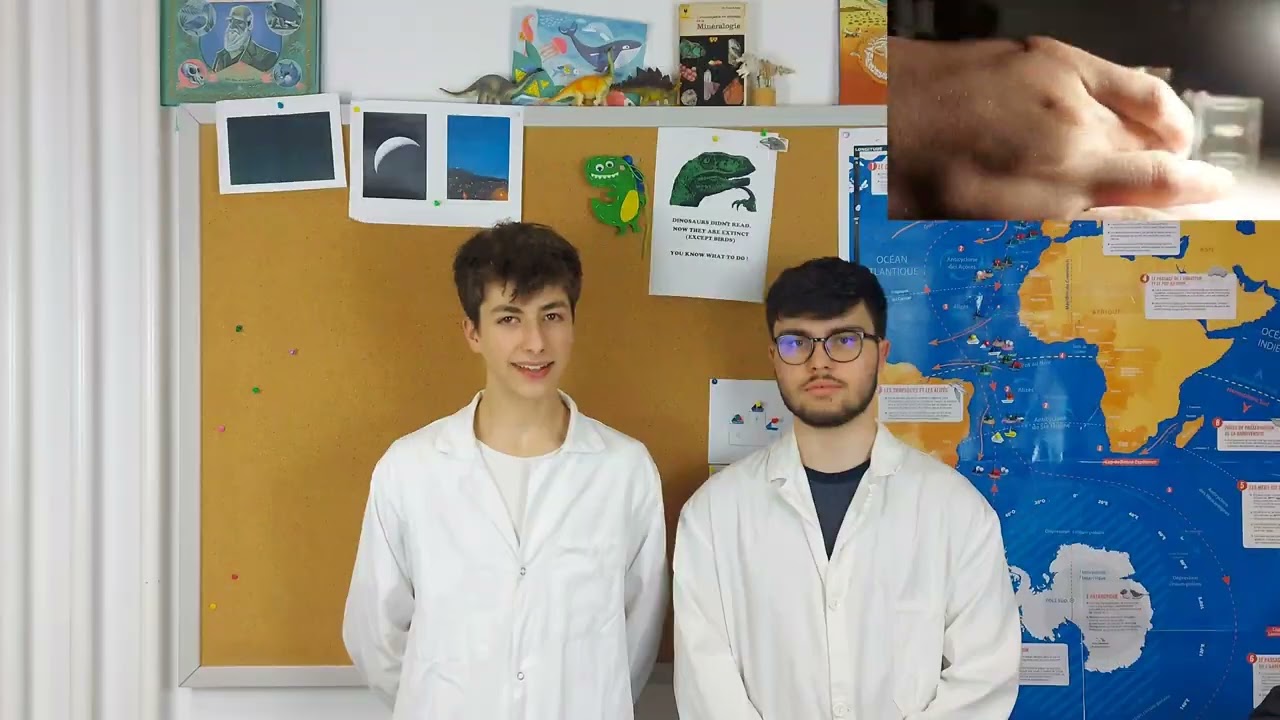 Lauréats des Olympiades de Biologie : Máté, Richárd, Patrik 1°B 