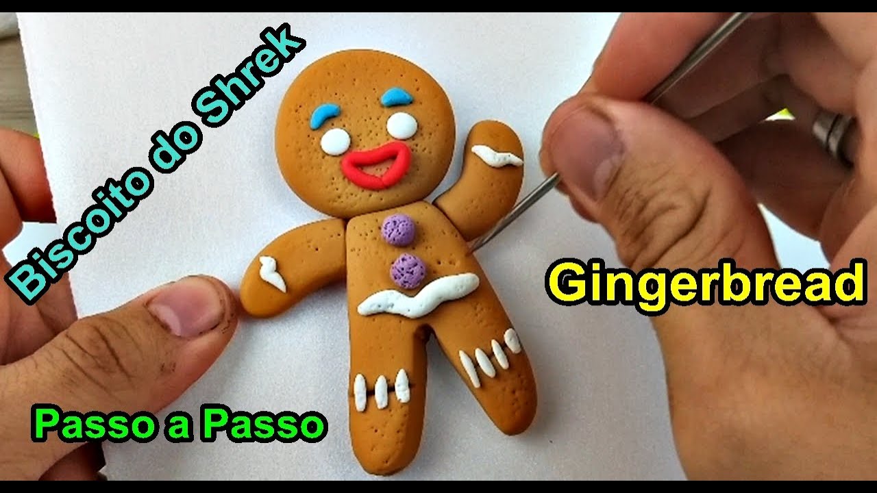 Biscoito do Shrek em Biscuit- Gingerbread