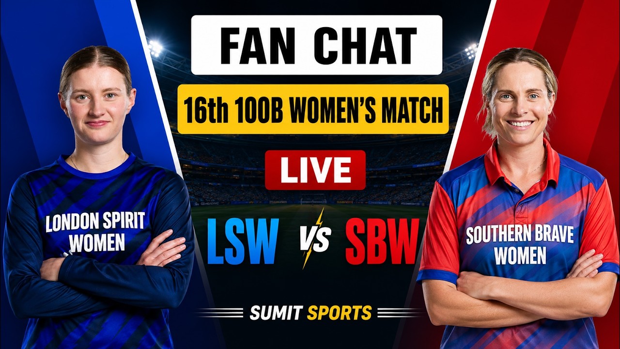 London Spirit Women vs Southern Brave Women | The Hundred 2026 | Live Audio Commentary & Fan Chat