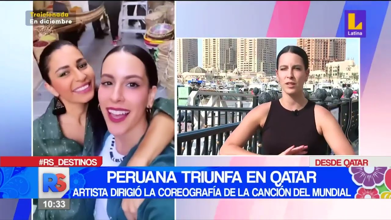 🔴 Qatar 2022: Peruana dirigió la coreografía de la canción del mundial 