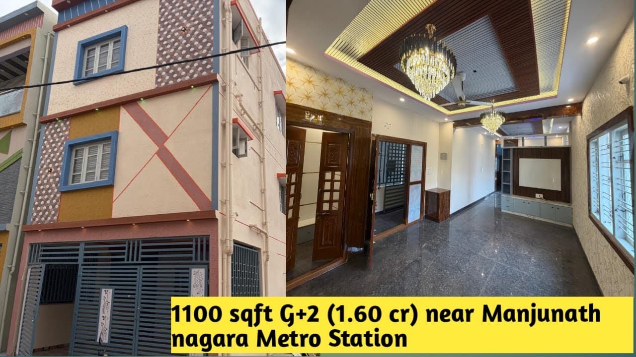 Full furnished house Near Manjunatha nagar metro 1100szft E katha  9844357555