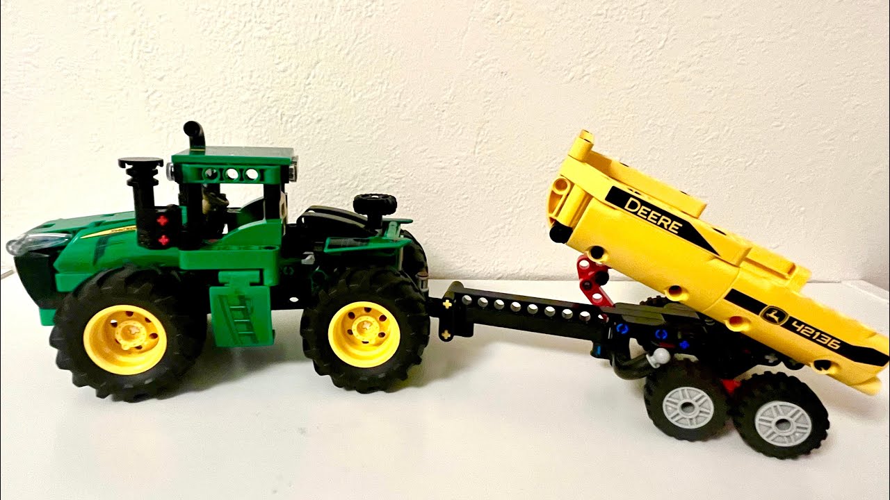 Lego John Deere 9620R 4WD Tractor (42136) Stop Motion Build