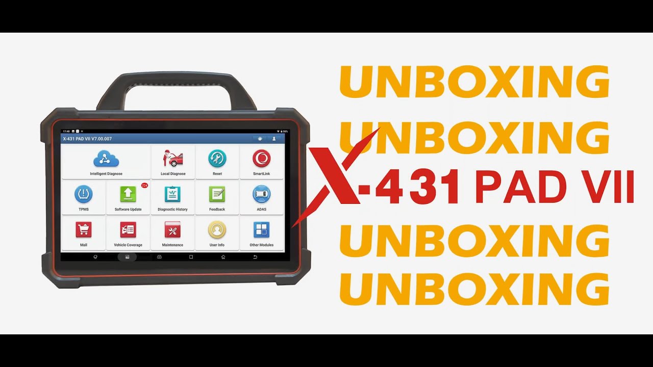 Launch X431 PAD VII Unboxing