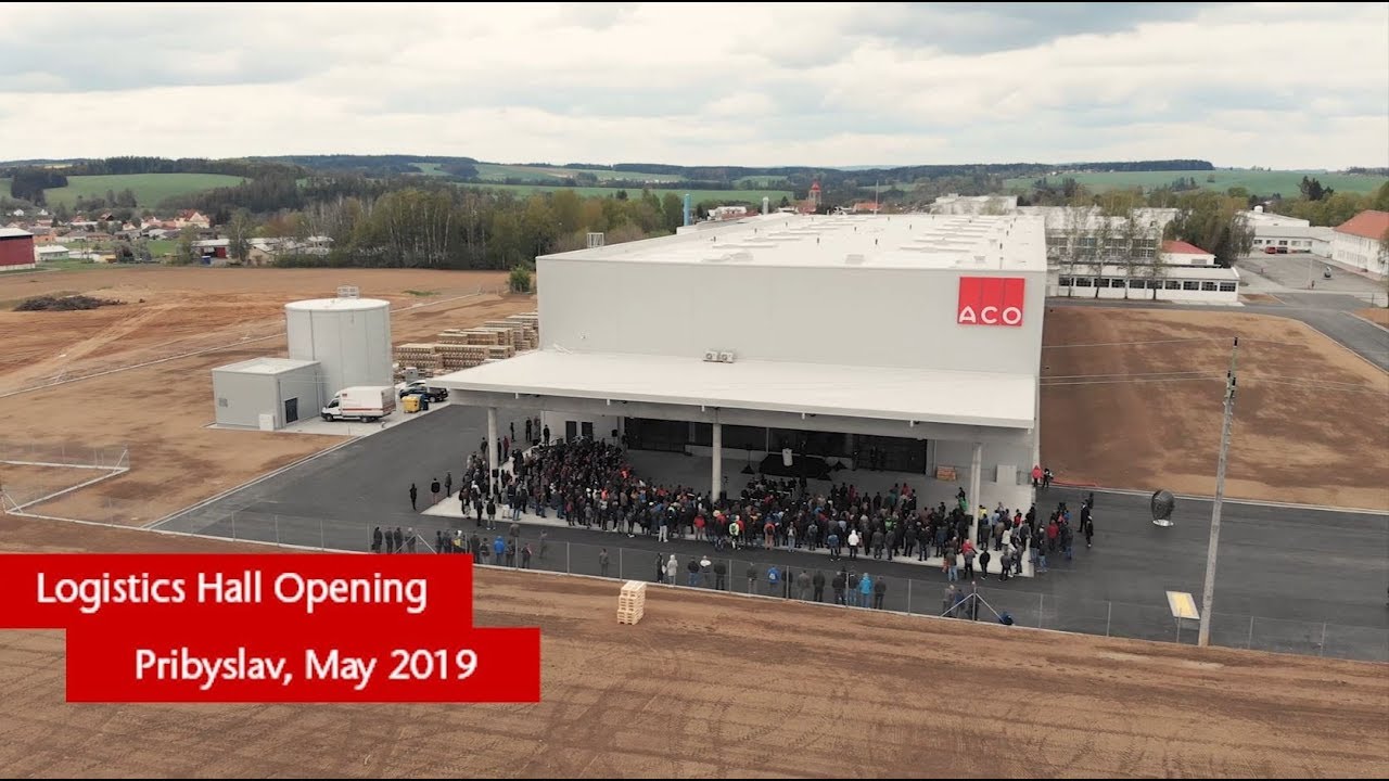 Er&ouml;ffnung der neuen Logistikhalle von ACO Tschechien