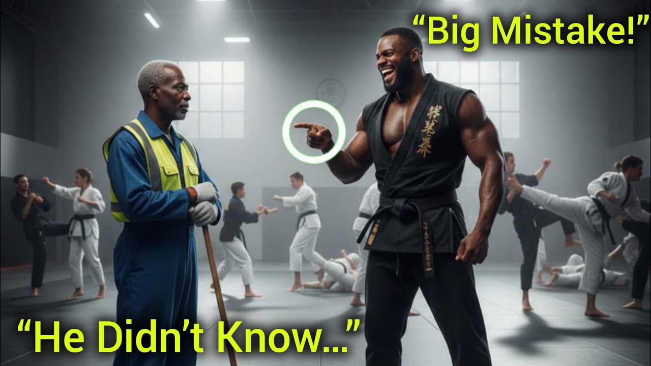 **Black Belt Asked a Black Janitor to Spar “For Fun” – What Happened Next Left Everyone Speechless**
