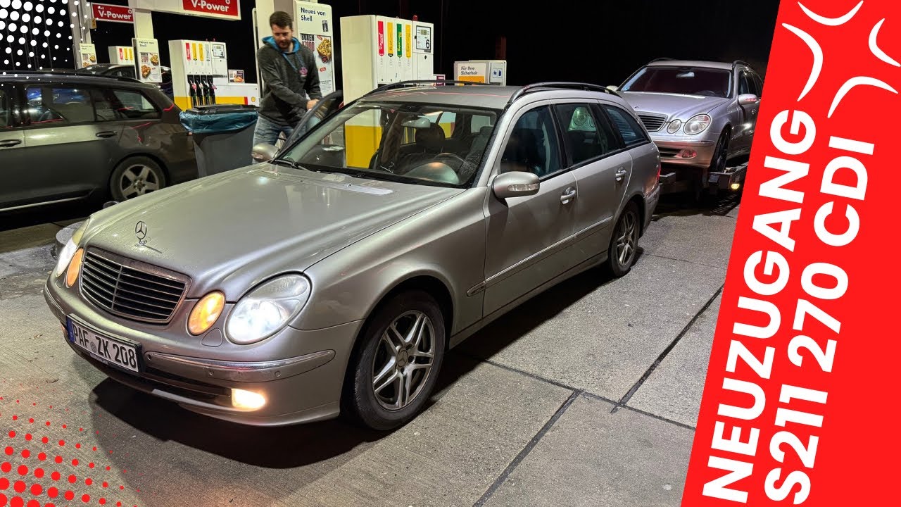 Noch ein neuer Benz    W211 Luftfilter wechsel Scheiben Folie und Grundreinigung 270CDI