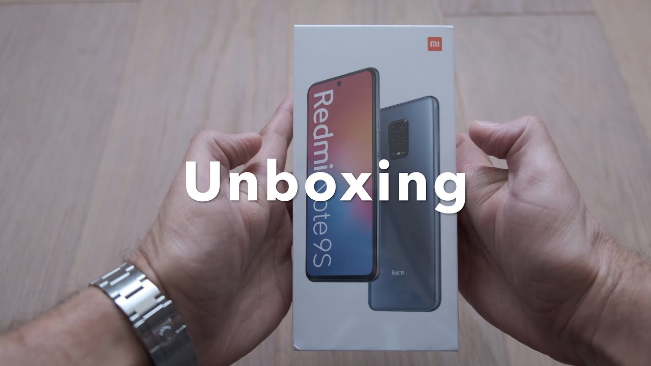 Xiaomi Redmi Note 9s unboxing