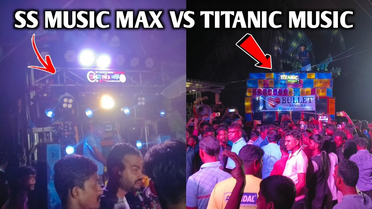 TITANIC MUSIC VS SS MUSIC MAX খোদামবাড়ি কালি পূজায় কম্পিটিশন 2025 ||@PalashRemix&Box