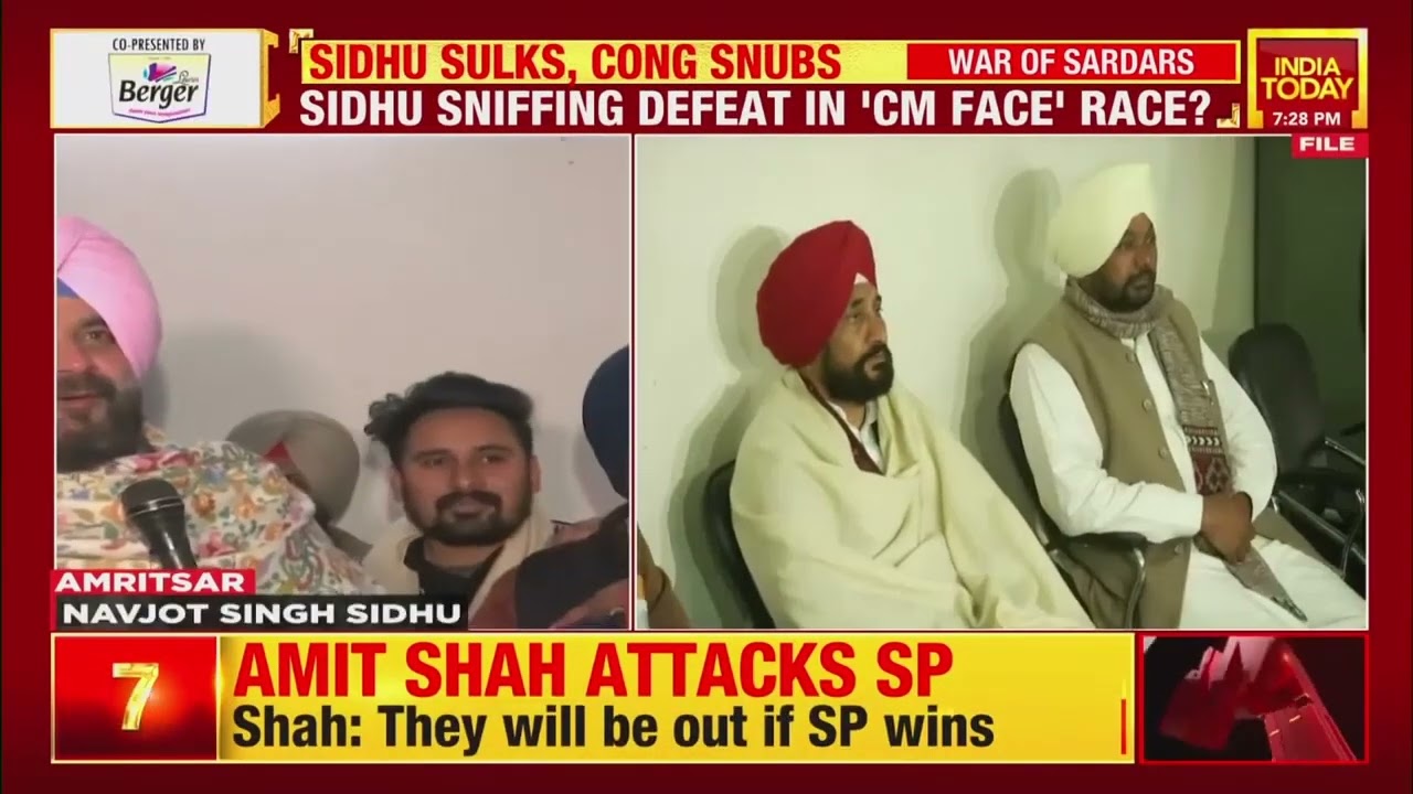 Navjot Singh Sidhu Breaks Silence Amid Suspense On CM's Face For Congress In Punjab Polls 2022