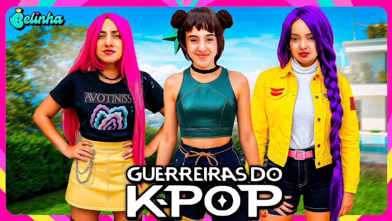 NOS TRANSFORMAMOS NAS GUERREIRAS DO KPOP (HUNTRIX) 