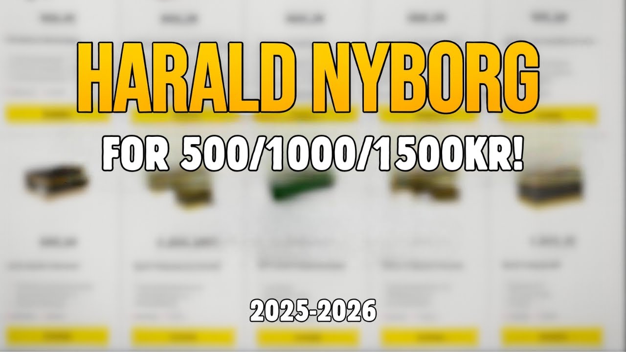 Harald Nyborg - Fyrv&aelig;rkeri For 500/1000/1500KR (2025-2026)