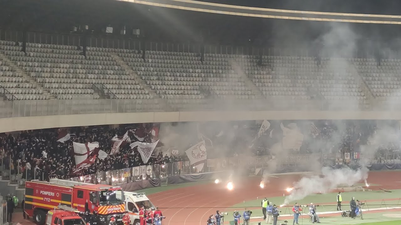 #ULTRAS #PYRO PELUZA VISINIE CFR | Universitatea Cluj - CFR 1907 Cluj | Cupa Romaniei