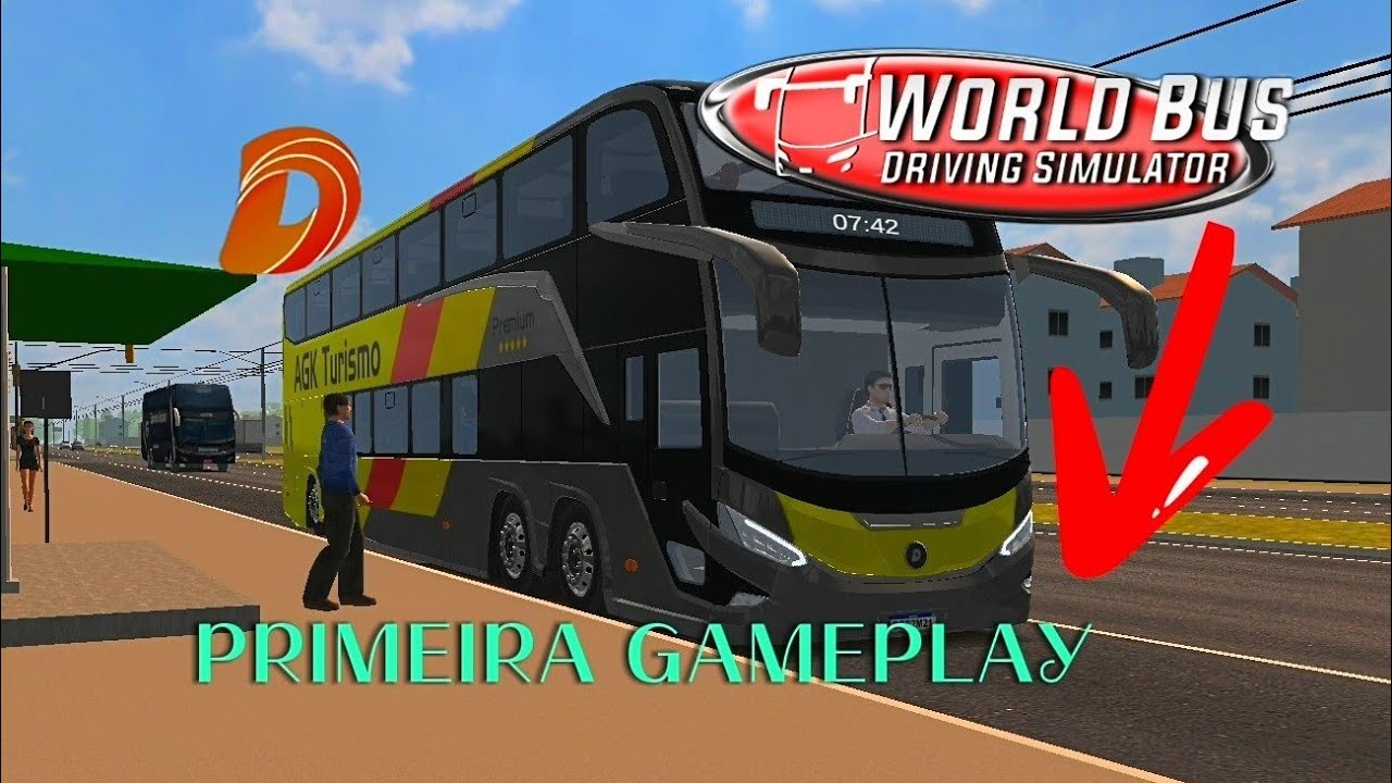 World Bus Driving Simulator Primeira Gameplay Com O Marcopolo G8 O Melhor Jogo De Ônibus Para Celula