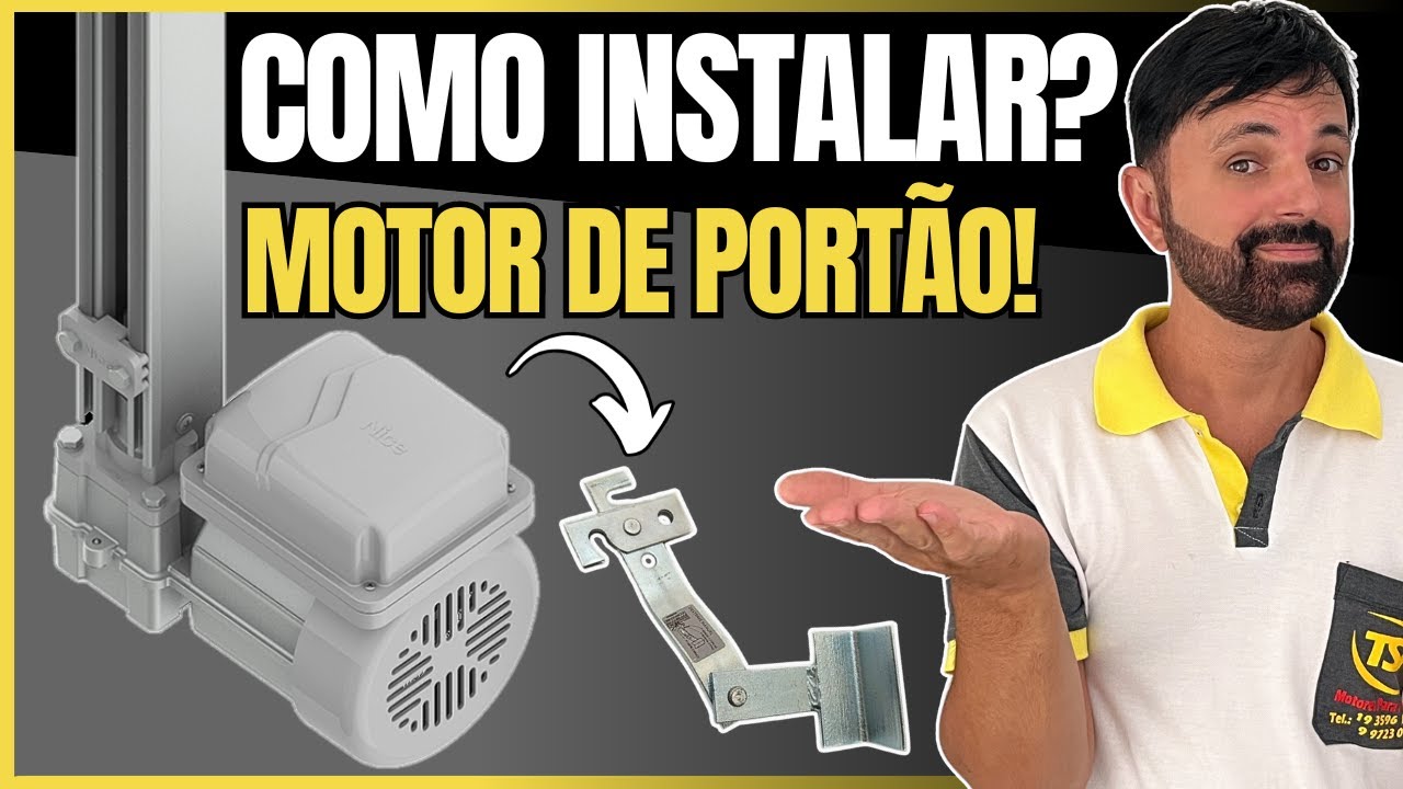 COMO INSTALAR MOTOR PARA PORTÃO BASCULANTE - DICAS DE INSTALAÇÃO!!!