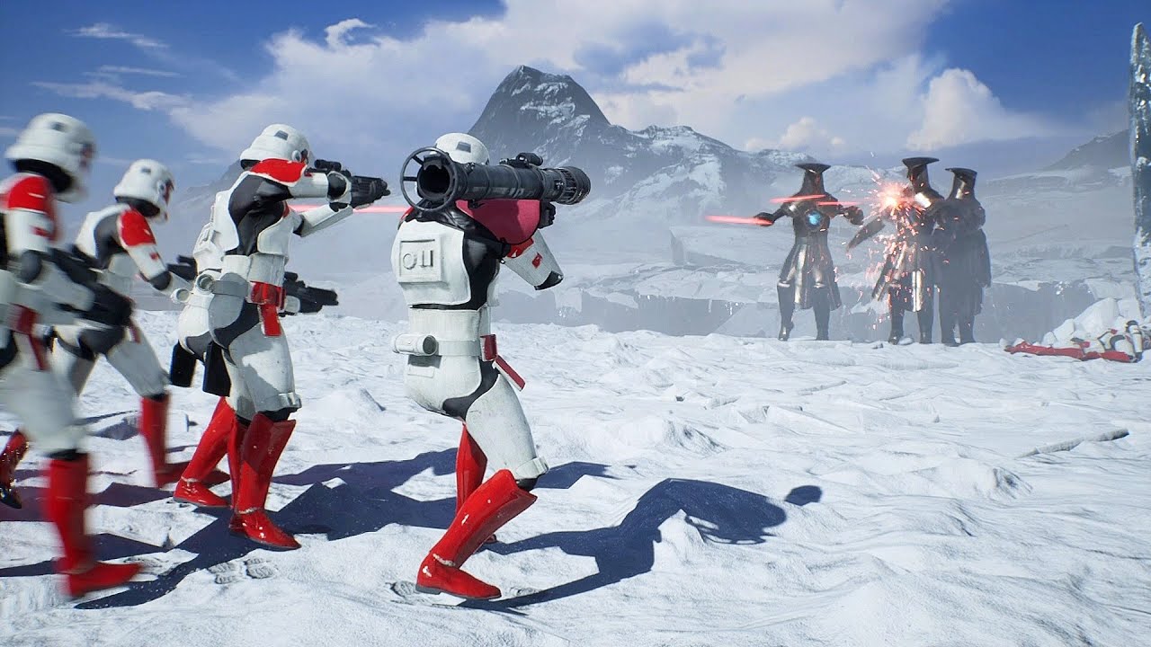 Shock Troopers vs Tomb Guardians - STAR WARS JEDI FALLEN ORDER NPC Wars