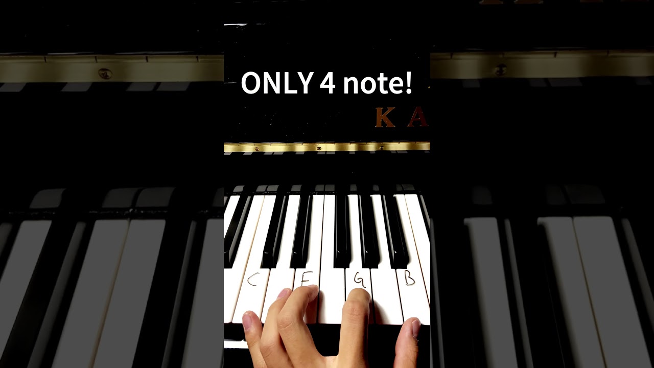 Kiss the rain easy piano tutorial🌧️☔