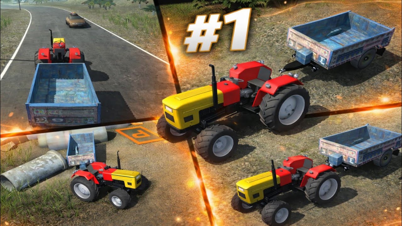 💪 सबसे खतरनाक ट्रैक्टर मिशन | Tractor Simulator 🚜 #1