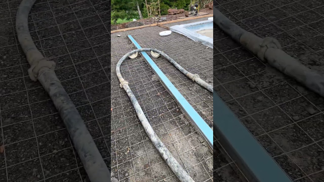 Concrete Pool Deck in Washington #construction #asmr #satisfying #concrete #constructionchannel