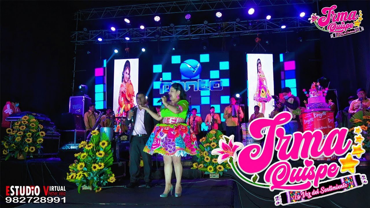 IRMA QUISPE EN EL 24 ANIVERSARIO DE MARTINA DE LOS ANDES