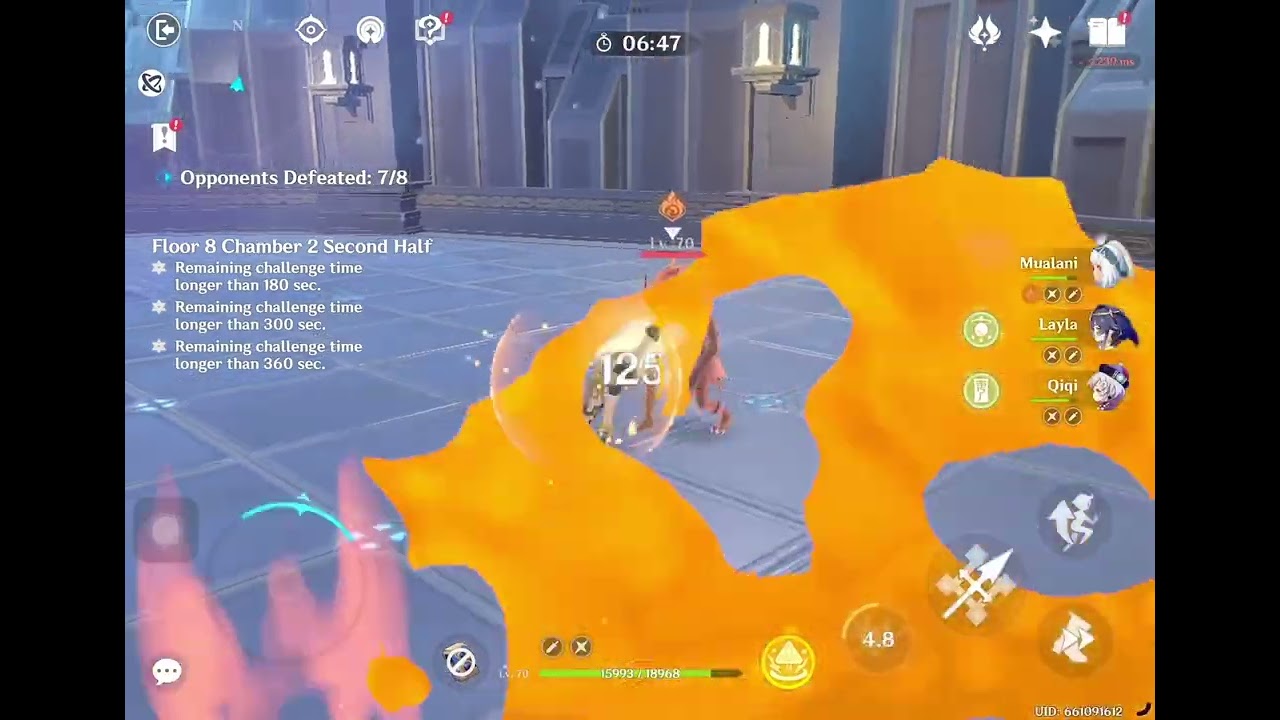 Clearing abyss in genshin but with bad graphics