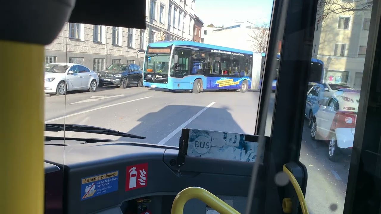 Busmitfahrt München Linie 62 Richtung Rotkreutzplatz
