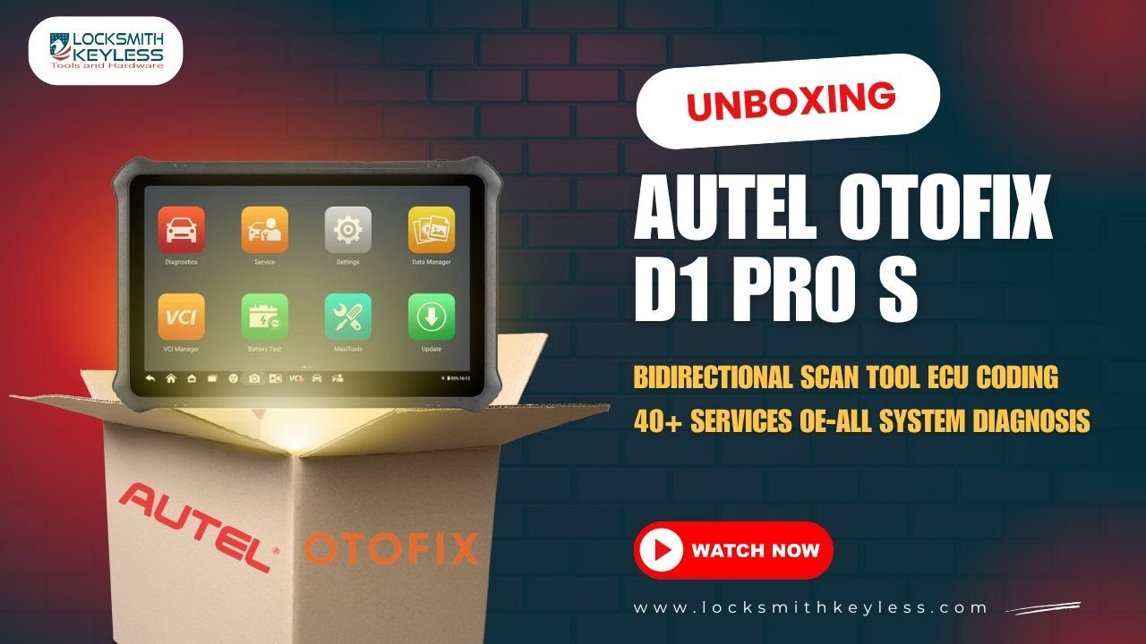 Unboxing the Autel OTOFIX D1 PRO S |  Bidirectional Scan Tool