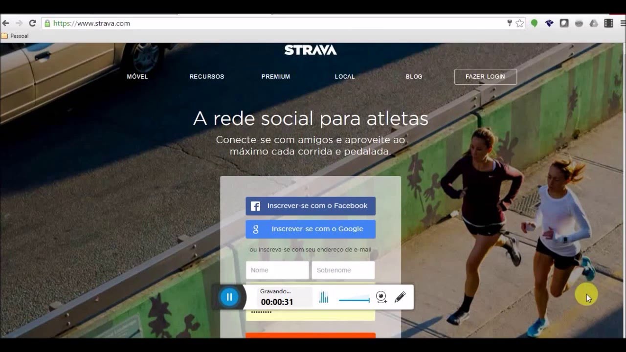 Tutorial Strava - parte 1 de 5
