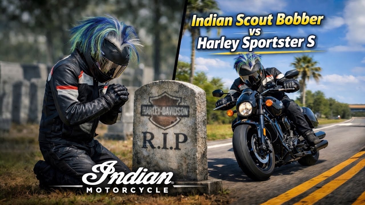 Indian Scout Bobber против Harley Sportster S &mdash; решающее противостояние круизеров!
