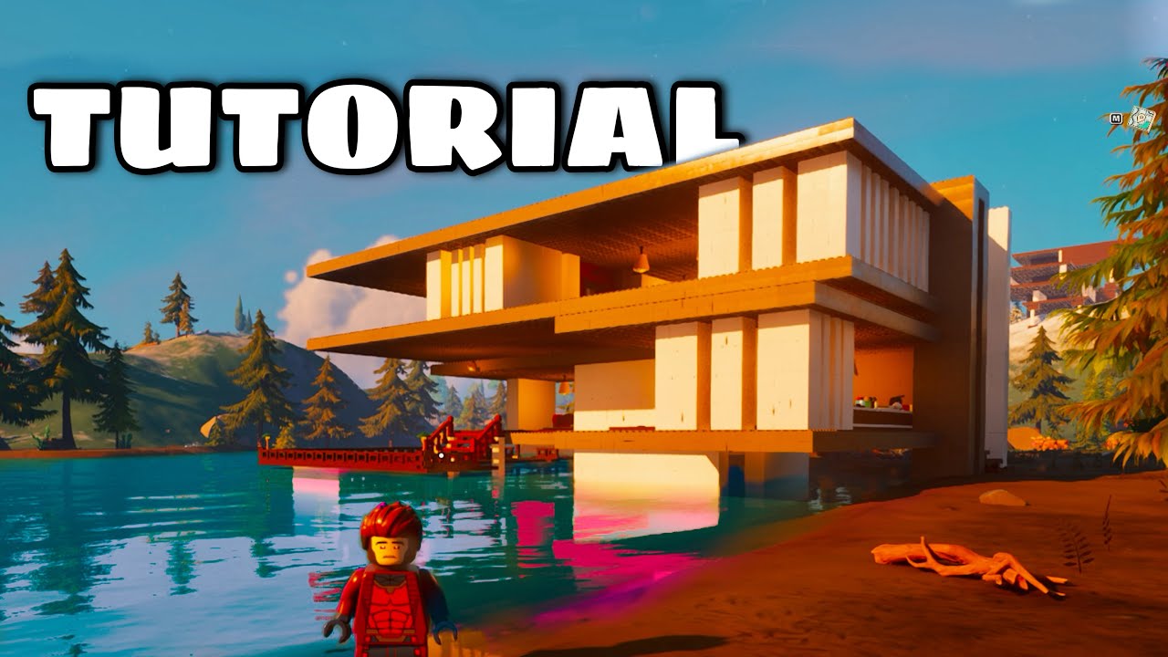 Como hacer una CASA en Lego Fortnite! | Casa Moderna #3