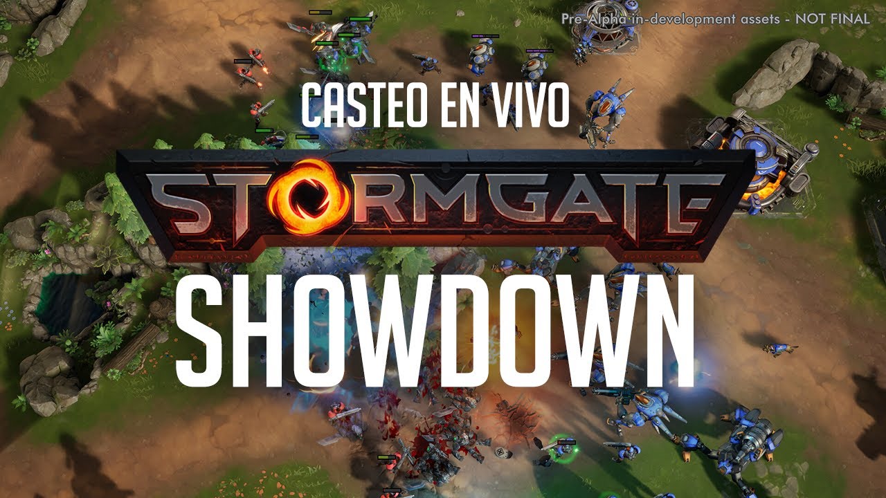 Primer Showmatch de Stormgate en Español - 17 de Diciembre 2023