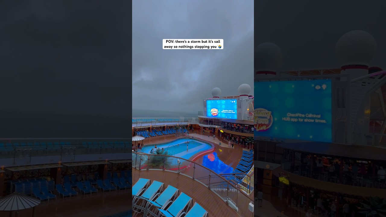 Storm on a cruise ship&hellip; 😳