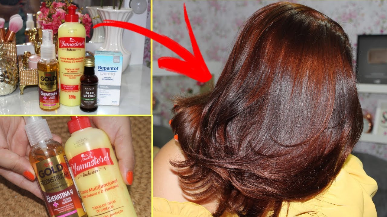 🔥 ISSO RESSUSCITA ATÉ CABELO MORTO! RECUPERA CABELO ESTRAGADO NA PRIMEIRA VEZ!
