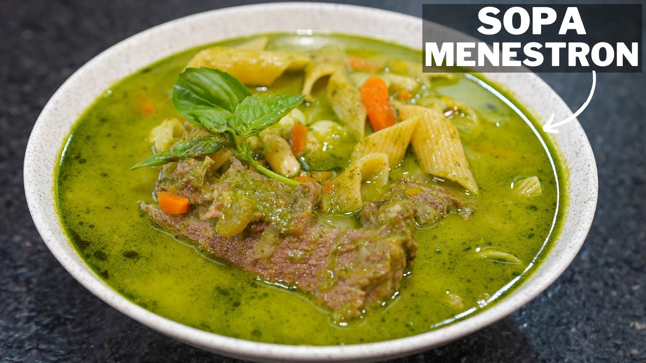 Asi cocino mi Sopa de Menestron, facil y economico | Abelca