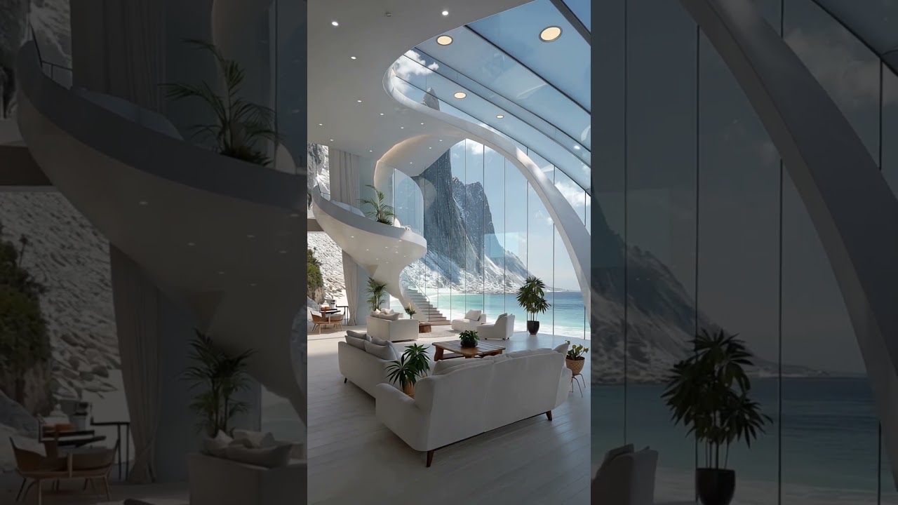 Would You Live in This Ocean Cliff House? 🌊#luxuryhomes#dreamhouse