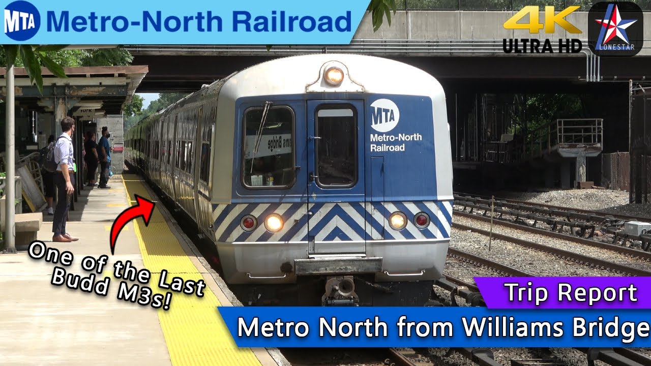[4K] The Last of the Budd M3 Railcars! Metro North from Williams Bridge to Grand Central | MNR | NYC