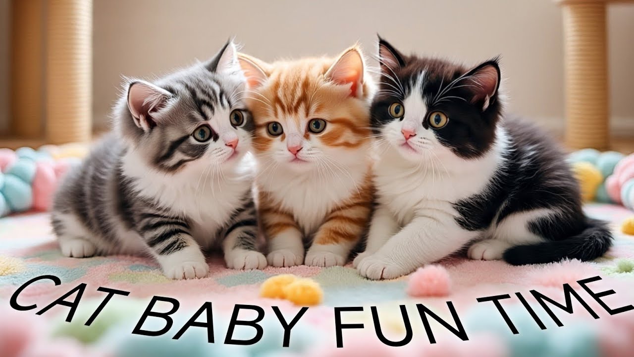 Cat Babys Playtime🤩