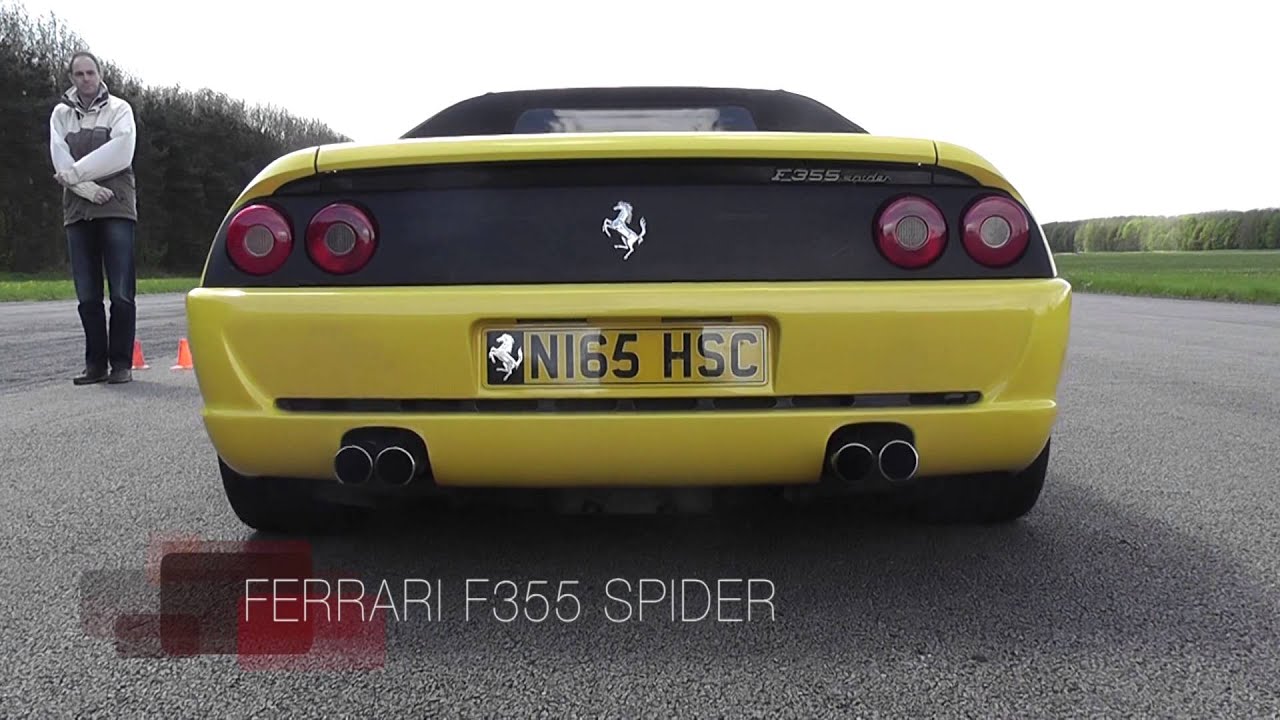 Incredible Ferrari F355 Spider noise!