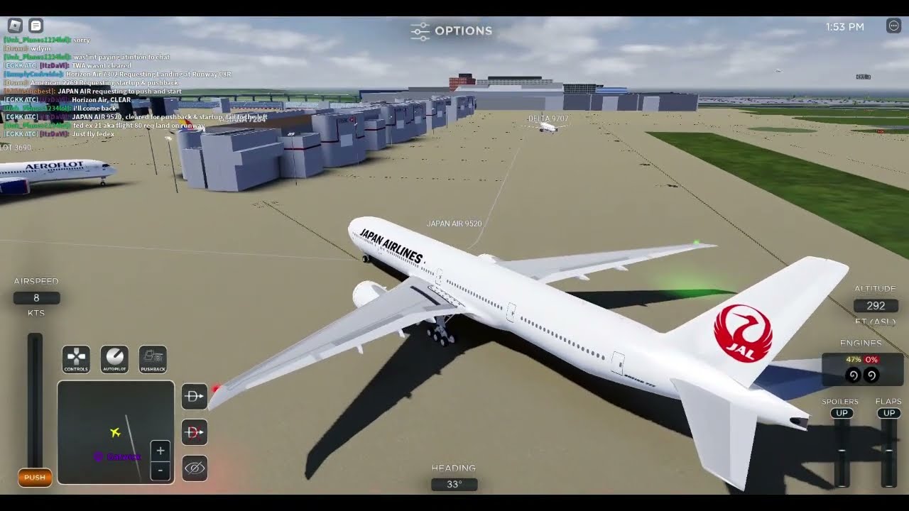 Project Flight Boeing 777-300ER Japan Airlines flight from Gatwick to Gran Canaria EMERGENCY LANDING