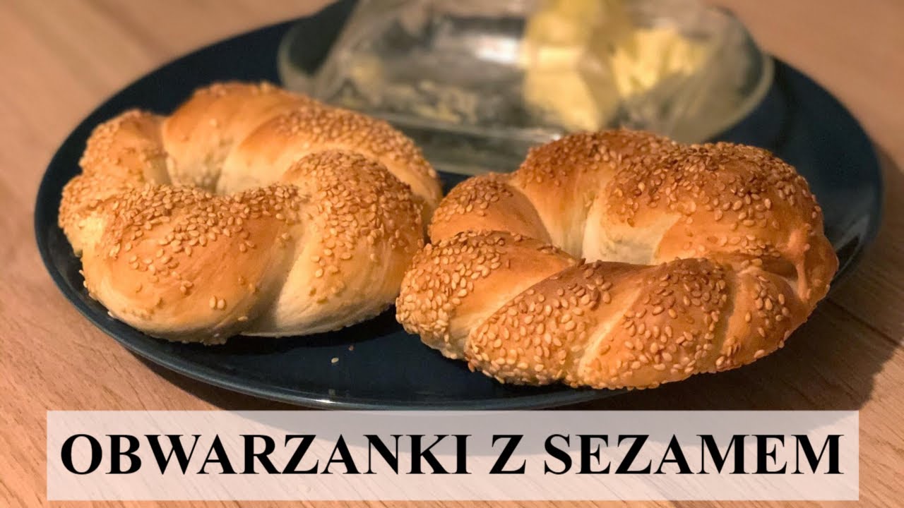 Obwarzanki z sezamem. Mega smaczne!
