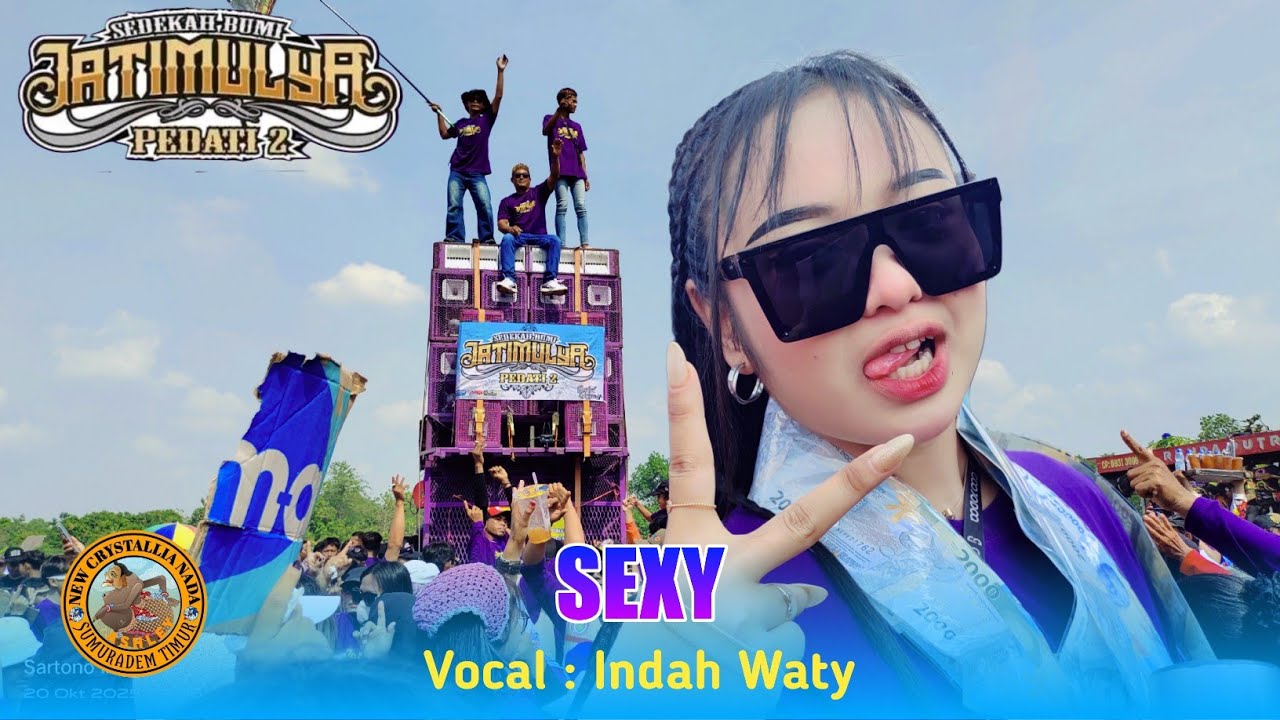SEXY VOC. INDAH WATY X NEW CRYSTALLIA NADA SHOW SEDEKAH BUMI DESA JATIMULYA 