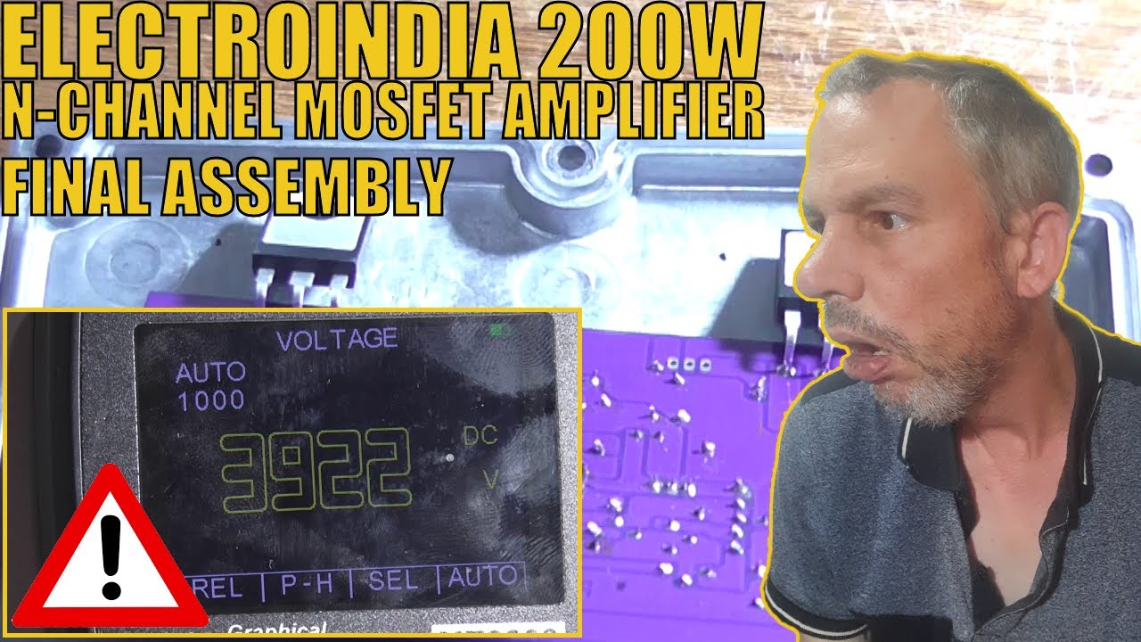 200W N-Channel MOSFET Amplifier - Pt  3: Final Assembly