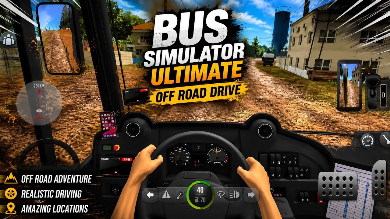 Bus Simulator : Ultimate | Zuuks | Off-road Drive | Mobile gameplay |