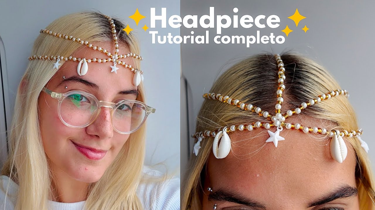 Como fazer HEADPIECE de MIÇANGAS | passo a passo